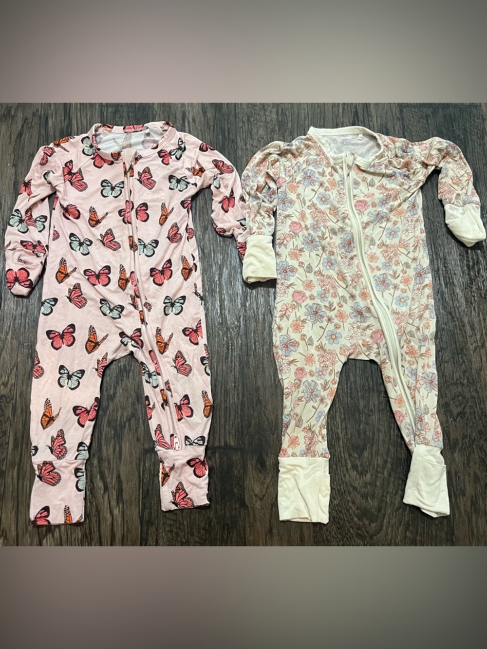 Bamboo infant sleepers